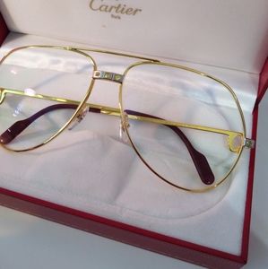 Mens Cartier Santos 62 mm Sunglasses